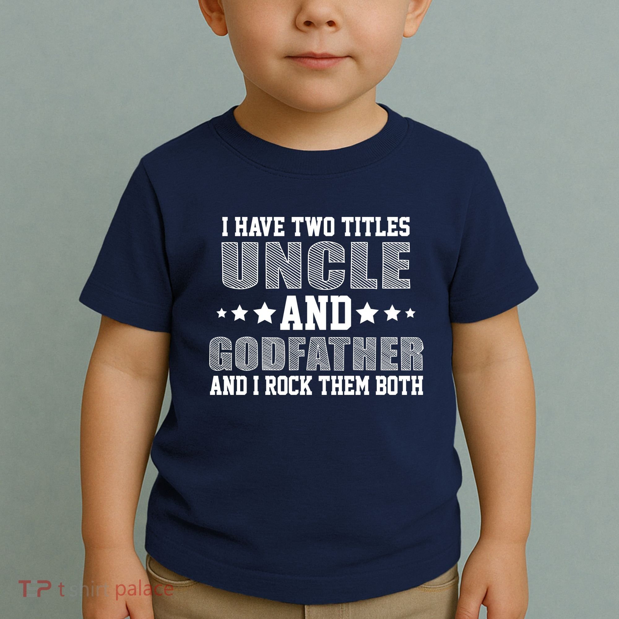 Funny Uncle And Godfather I Rock Them Both Toddler T-Shirt