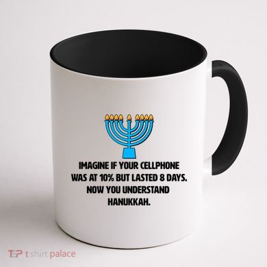 Funny Understanding Hanukkah Coffee Mug back