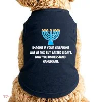 Funny Understanding Hanukkah Doggie Tank thumb 0