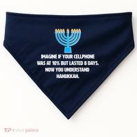 Funny Understanding Hanukkah USA-Made Doggie Bandana thumb 0