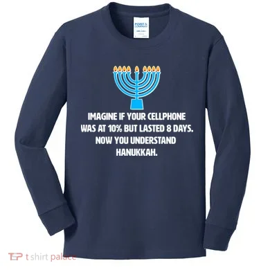 Funny Understanding Hanukkah Kids Long Sleeve Shirt