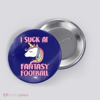 Funny Unicron I Suck At Fantasy Football Button