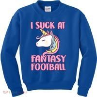 Funny Unicron I Suck At Fantasy Football Kids Sweatshirt thumb 0