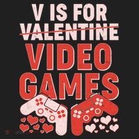 Funny V is For Video Games Gaming Fan Tumbler thumb 3