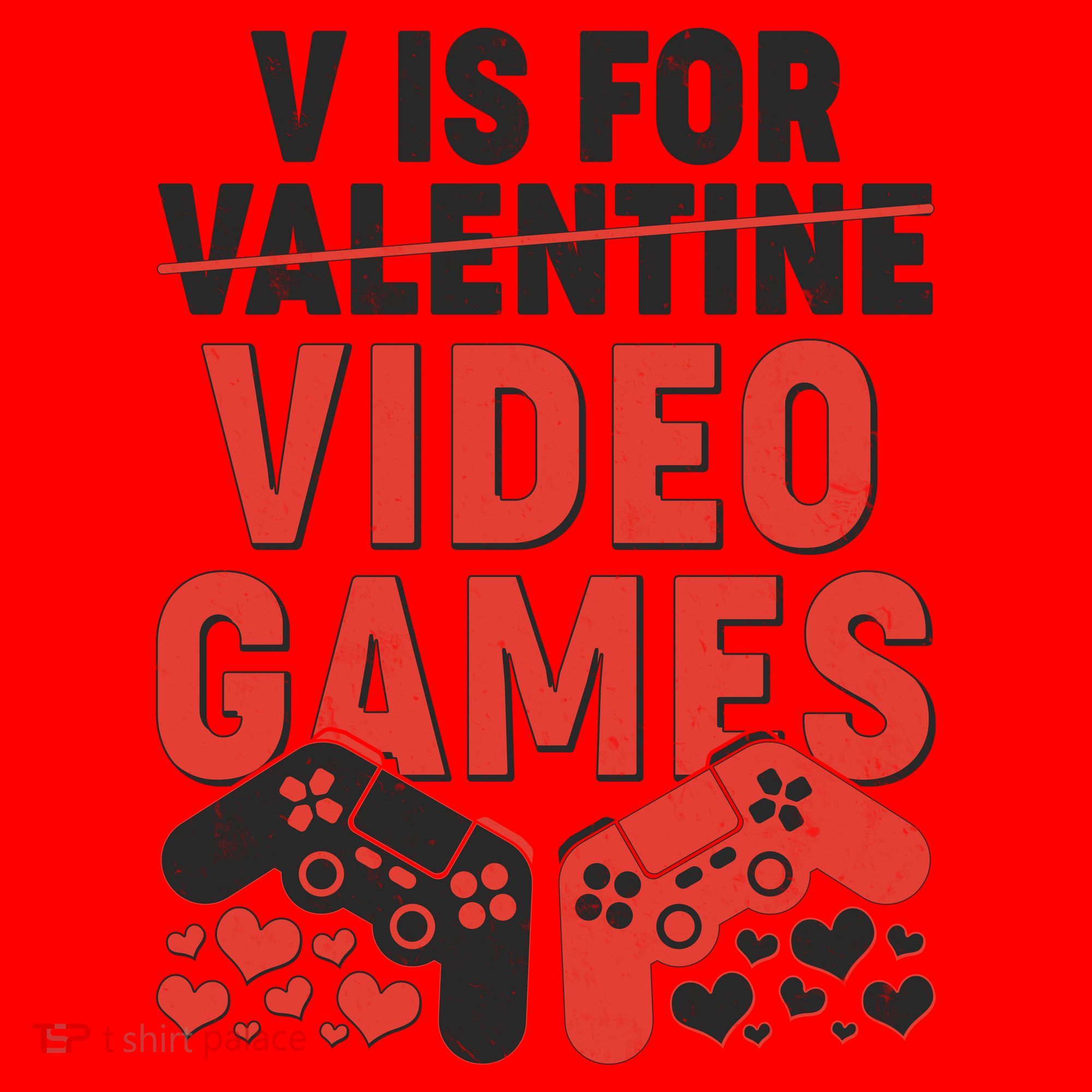 Funny V is For Video Games Gaming Fan Santa Hat
