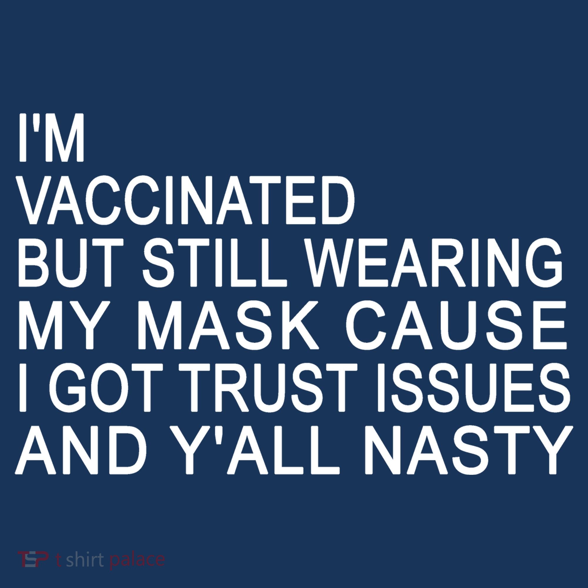Funny Vaccinated Trust Issues Kids Long Sleeve Shirt