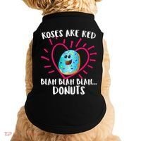 Funny Valentines Day Donuts Roses Are Red Doggie Tank thumb 0