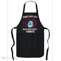 Funny Valentines Day Donuts Roses Are Red Apron thumb 0