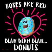 Funny Valentines Day Donuts Roses Are Red Coffee Mug thumb 5
