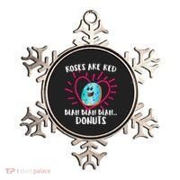 Funny Valentines Day Donuts Roses Are Red Ornament thumb 0