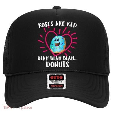 Funny Valentines Day Donuts Roses Are Red Hat