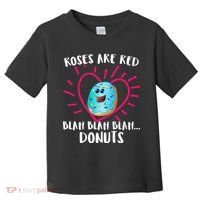 Funny Valentines Day Donuts Roses Are Red Toddler T-Shirt thumb 0