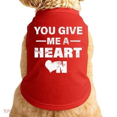 Funny Valentines Day Give Me A Heart On Doggie Tank