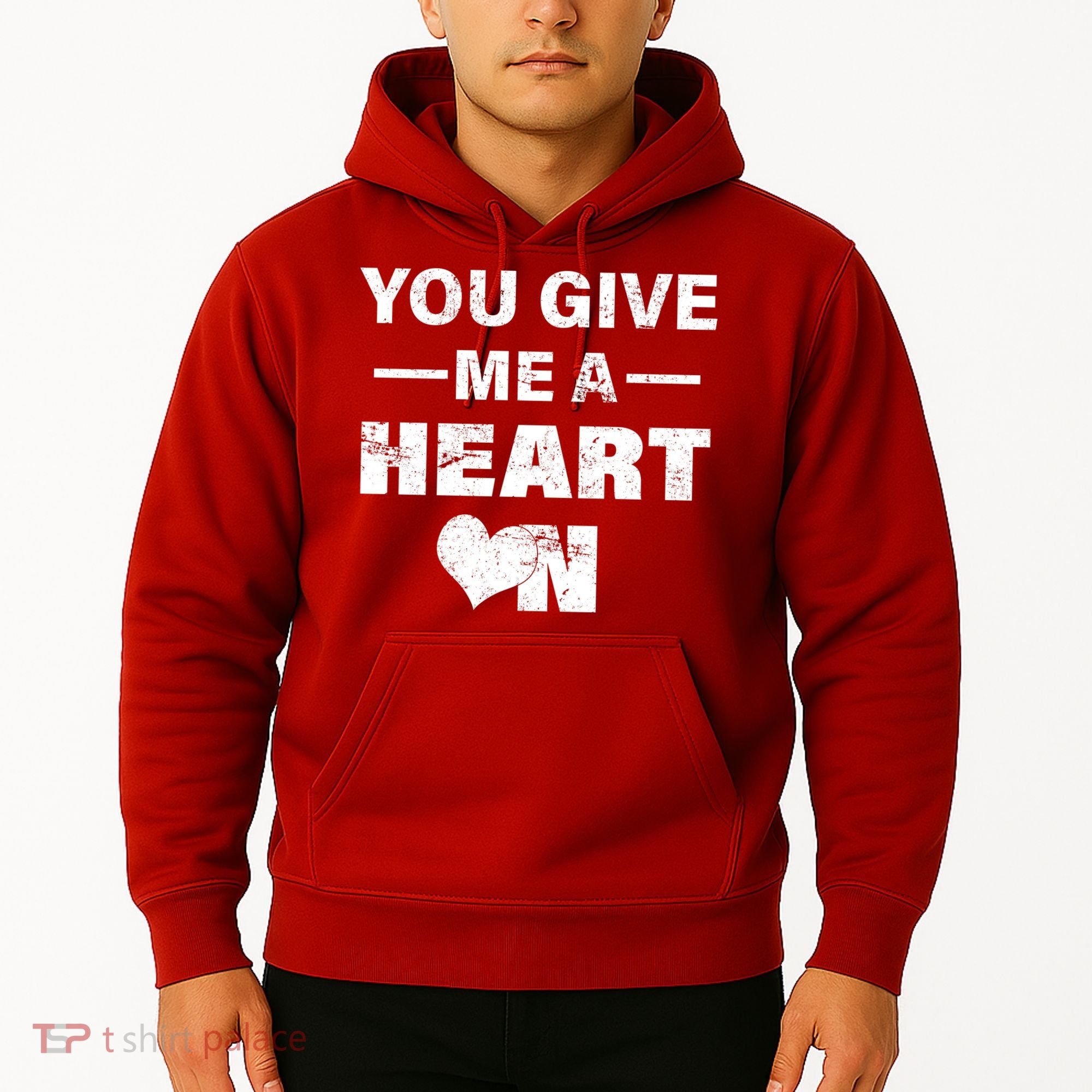 Funny Valentines Day Give Me A Heart On Hoodie