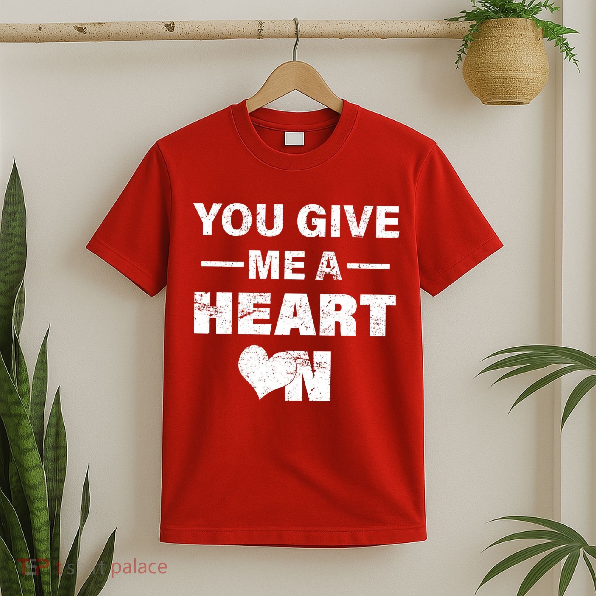 Funny Valentines Day Give Me A Heart On T-Shirt