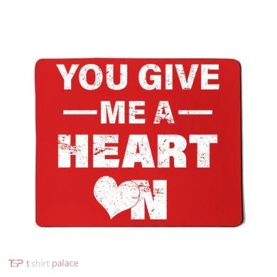Funny Valentines Day Give Me A Heart On Mousepad