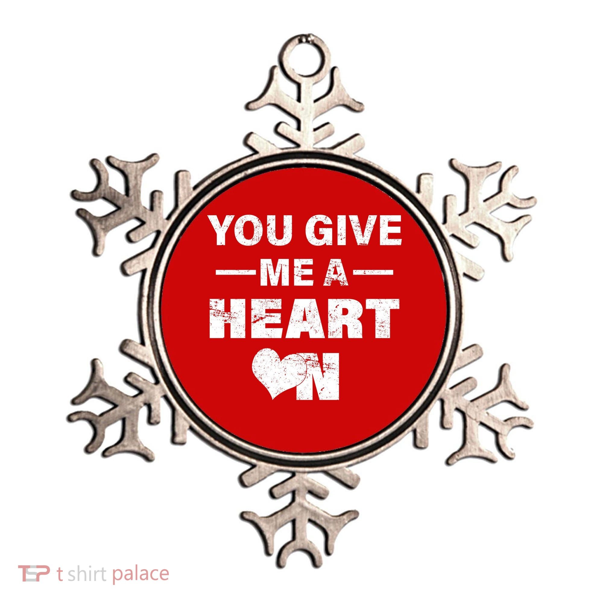 Funny Valentines Day Give Me A Heart On Ornament
