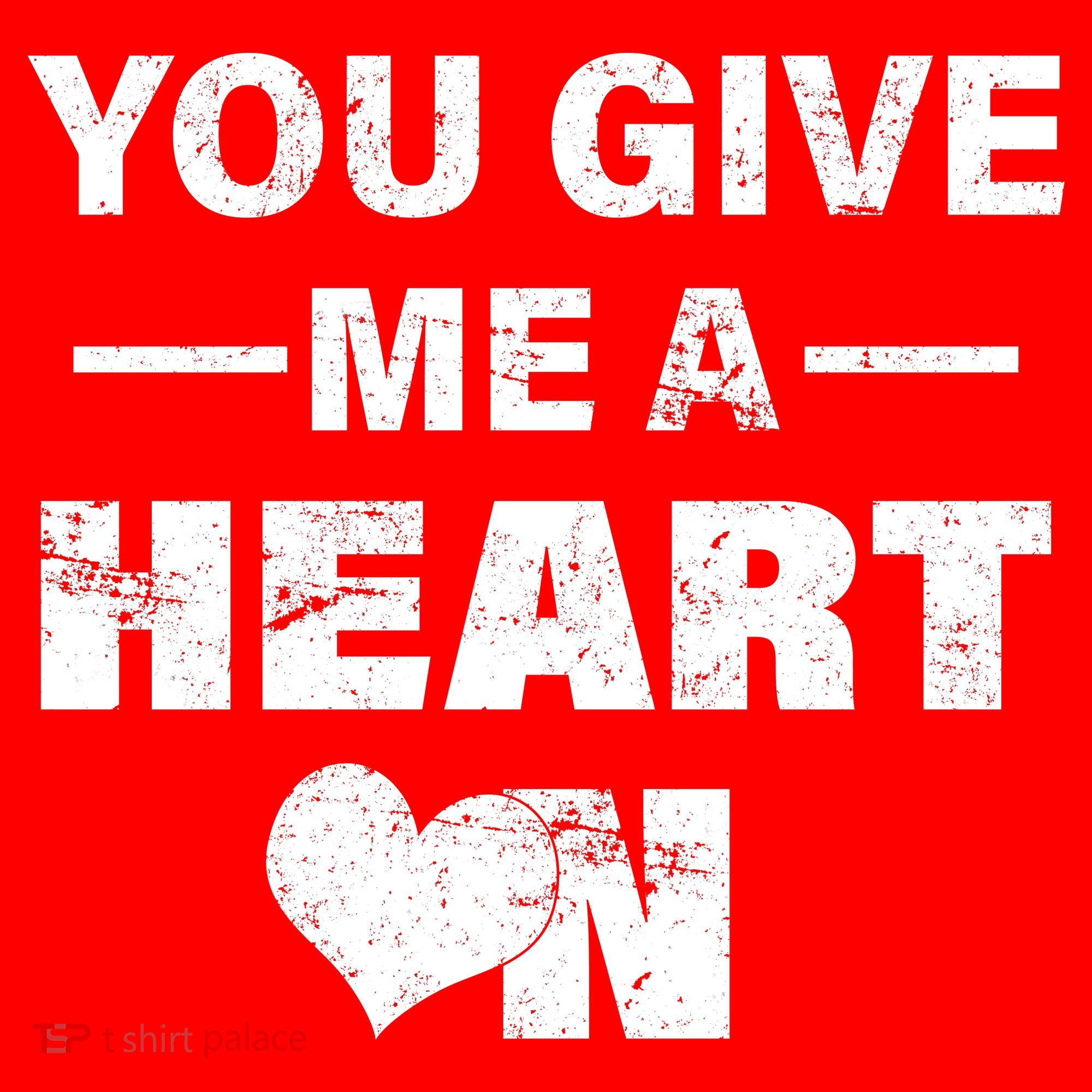 Funny Valentines Day Give Me A Heart On Women's Tank Top