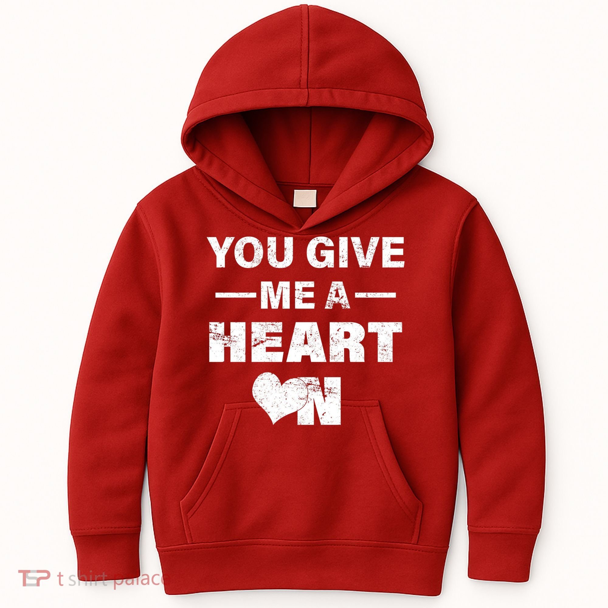 Funny Valentines Day Give Me A Heart On Kids Hoodie