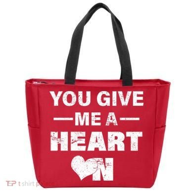 Funny Valentines Day Give Me A Heart On Tote Bag