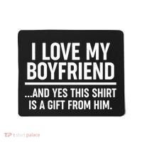 Funny Valentine's Day I Love My Boyfriend  Mousepad thumb 0