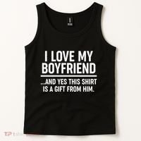 Funny Valentine's Day I Love My Boyfriend  Tank Top thumb 2