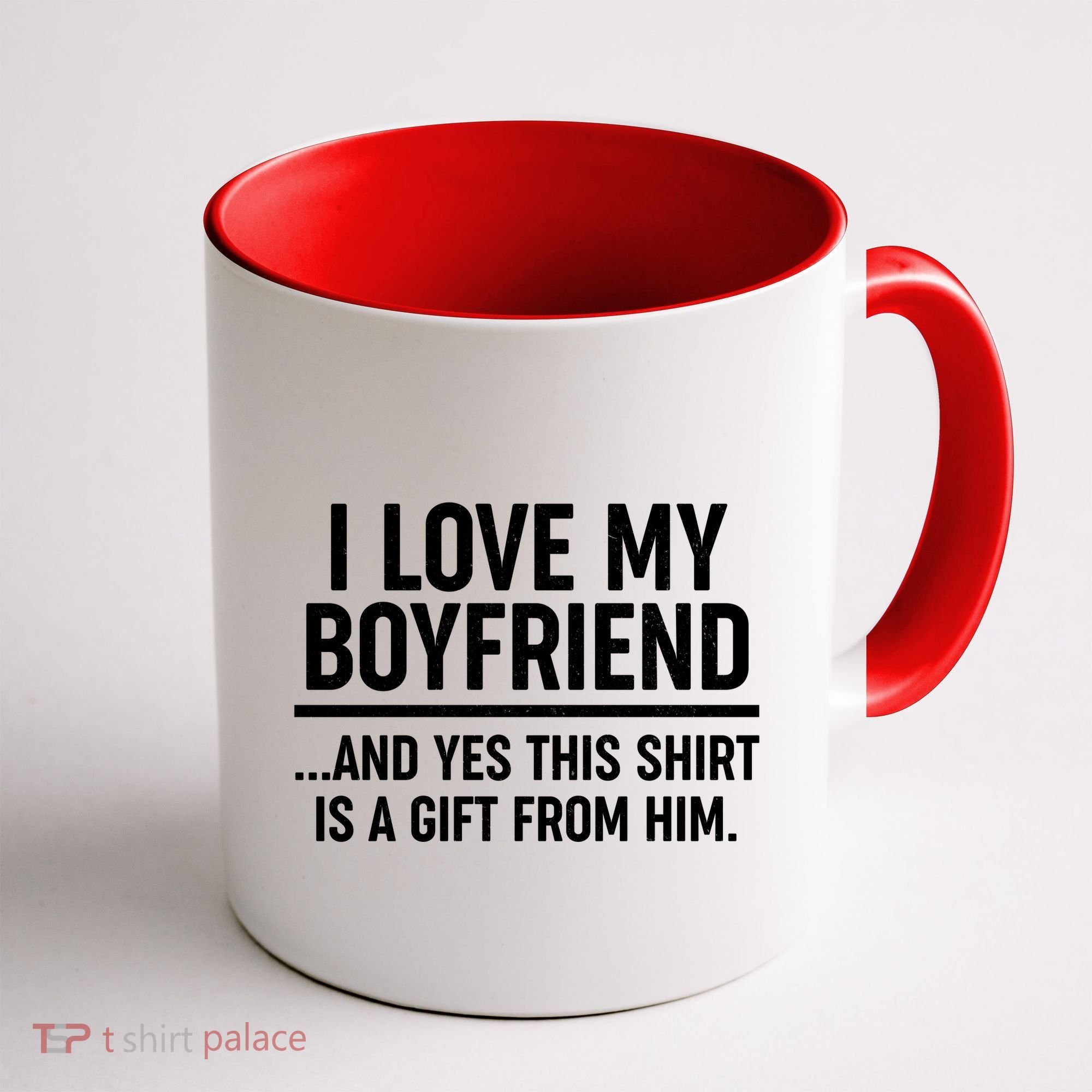 Funny Valentine's Day I Love My Boyfriend  Coffee Mug