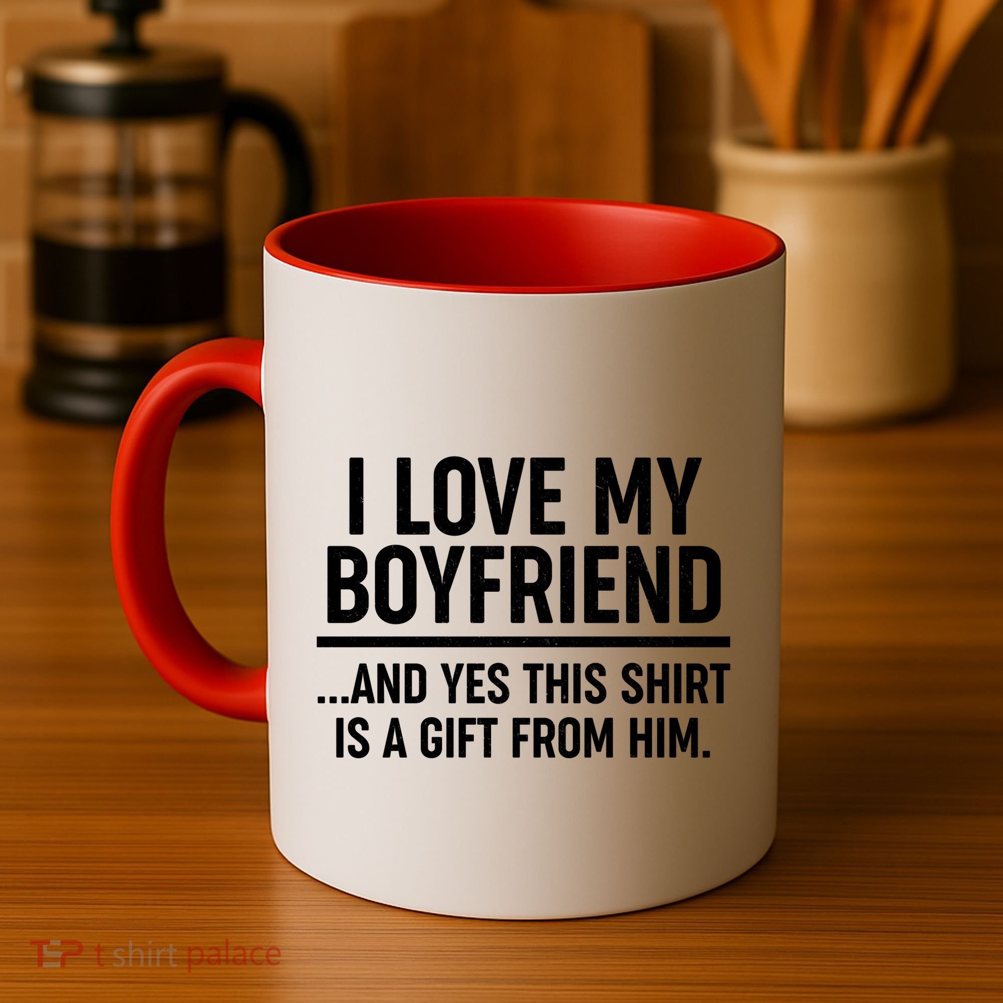 Funny Valentine's Day I Love My Boyfriend  Coffee Mug