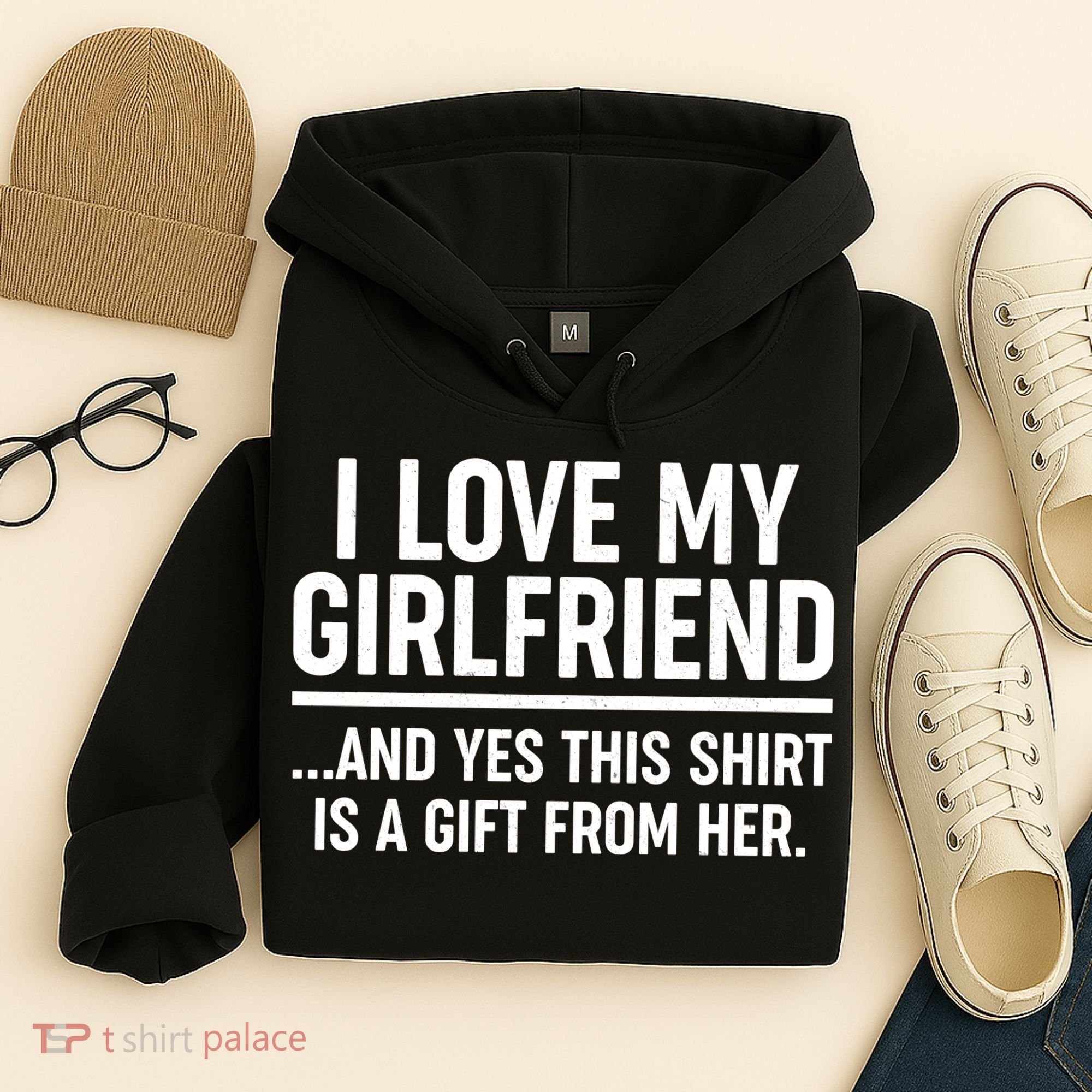 Funny Valentine's Day I Love My Girlfriend Hoodie