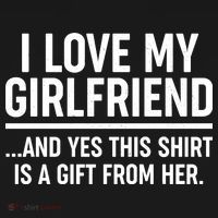 Funny Valentine's Day I Love My Girlfriend Apron thumb 3