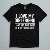 Funny Valentine's Day I Love My Girlfriend T-Shirt thumb 5