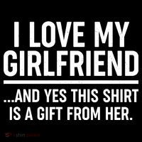 Funny Valentine's Day I Love My Girlfriend T-Shirt thumb 7