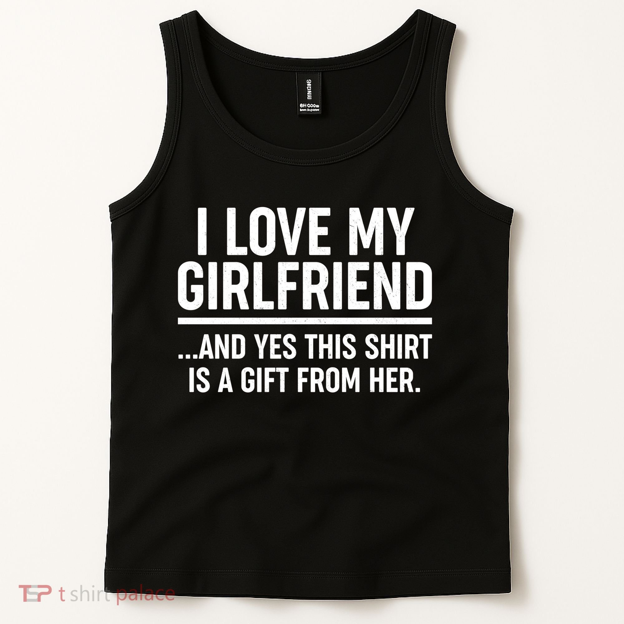 Funny Valentine's Day I Love My Girlfriend Tank Top