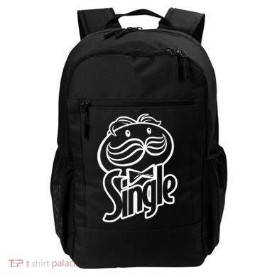 Funny Valentine's Day Single Chips Logo Backpack