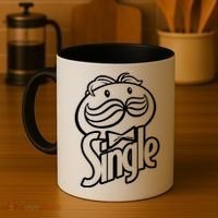 Funny Valentine's Day Single Chips Logo Coffee Mug thumb 4