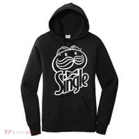 Funny Valentine's Day Single Chips Logo Women's Hoodie thumb 0