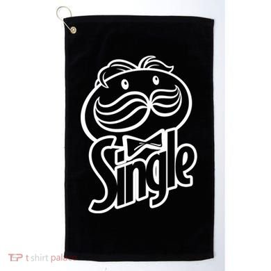 Funny Valentine's Day Single Chips Logo Golf Towel