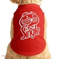 Funny Valentine's Day Single Chips Logo Doggie Tank thumb 0