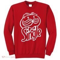 Funny Valentine's Day Single Chips Logo Sweatshirt thumb 0