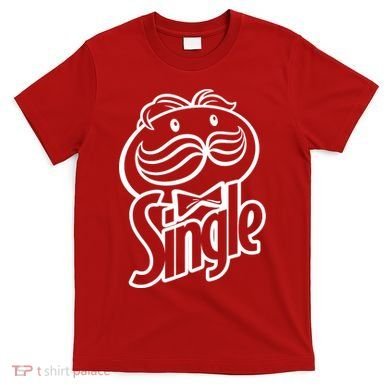Funny Valentine's Day Single Chips Logo T-Shirt