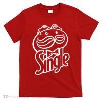 Funny Valentine's Day Single Chips Logo T-Shirt thumb 0