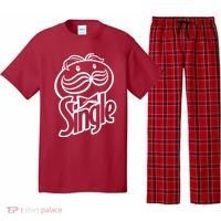 Funny Valentine's Day Single Chips Logo Pajama Set thumb 0