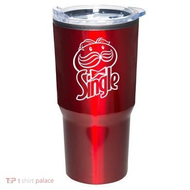 Funny Valentine's Day Single Chips Logo Tumbler