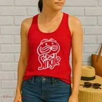 Funny Valentine's Day Single Chips Logo Women's Tank Top thumb 2