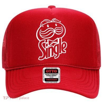 Funny Valentine's Day Single Chips Logo Hat