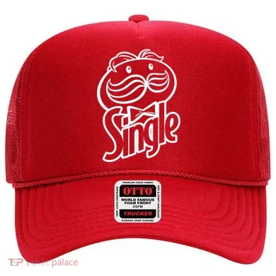Funny Valentine's Day Single Chips Logo Hat