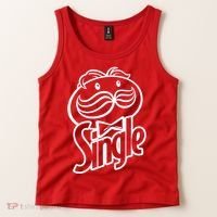 Funny Valentine's Day Single Chips Logo Tank Top thumb 2