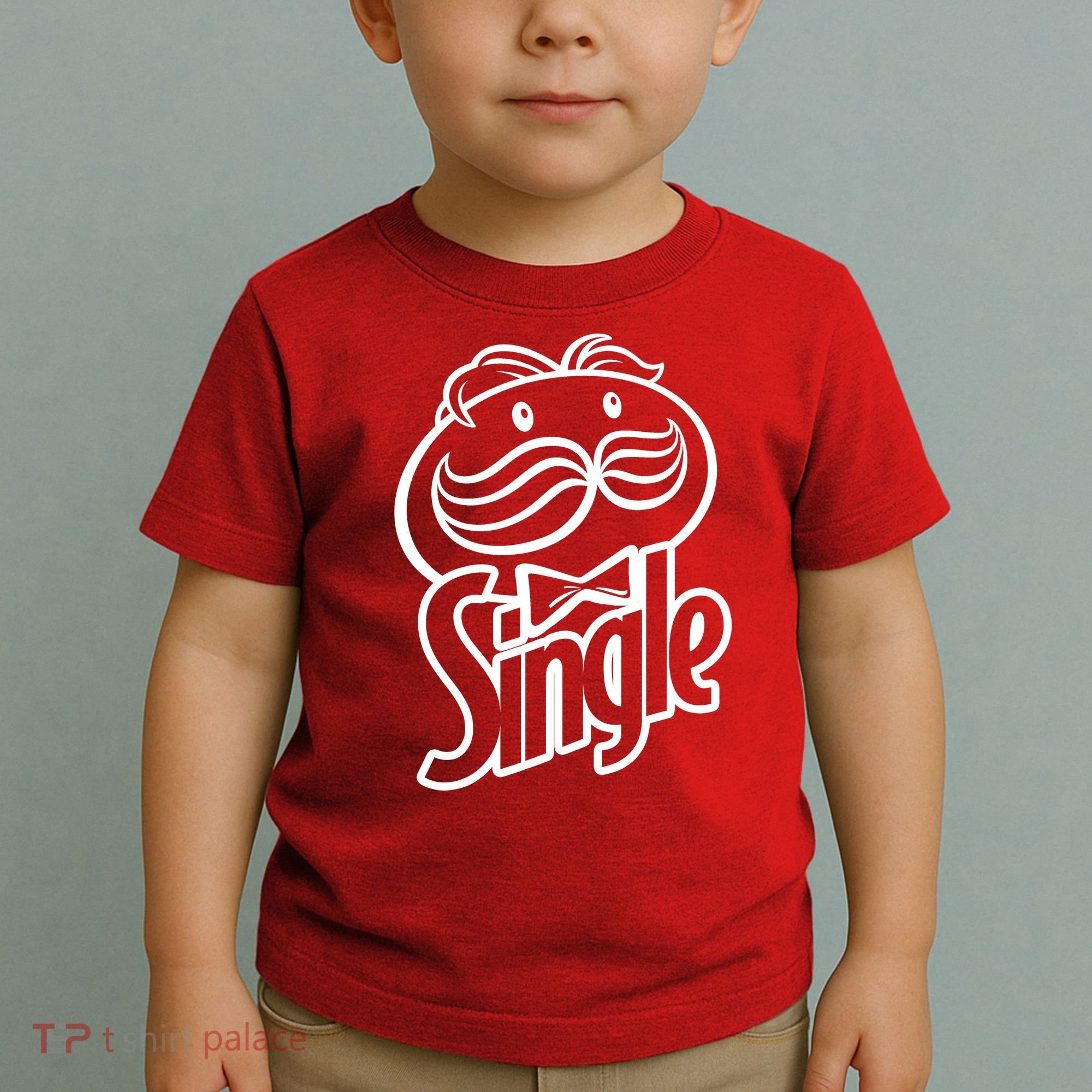 Funny Valentine's Day Single Chips Logo Toddler T-Shirt