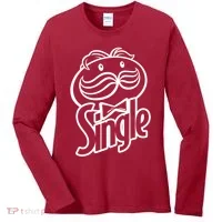 Funny Valentine's Day Single Chips Logo Women's Long Sleeve Shirt thumb 0