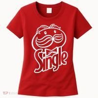 Funny Valentine's Day Single Chips Logo Women's T-Shirt thumb 0